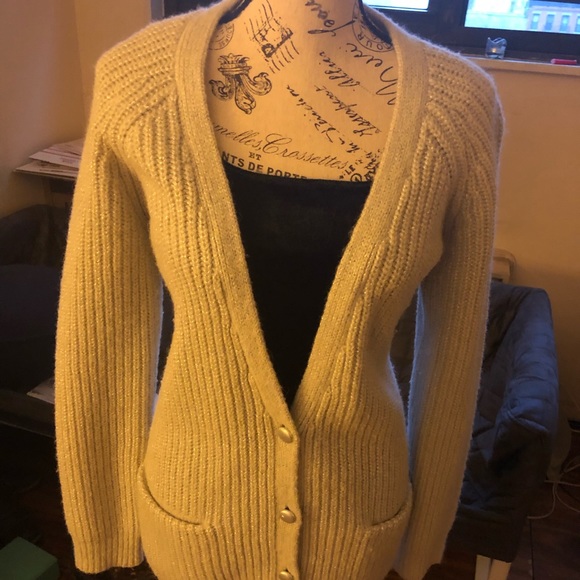 Women’s grey/silver Barney’s cardigan - Picture 4 of 6